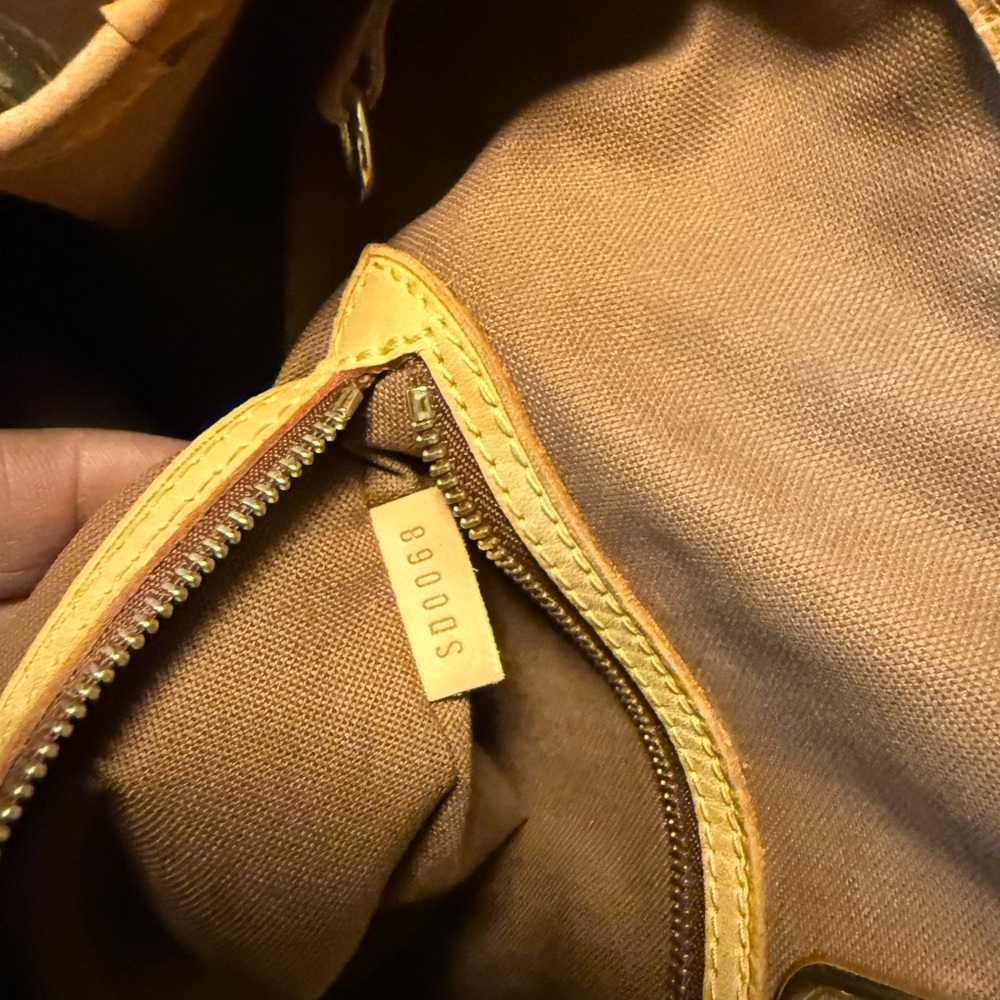 Louis Vuitton Brown and Tan Monogram Tote - Picture 8 of 10
